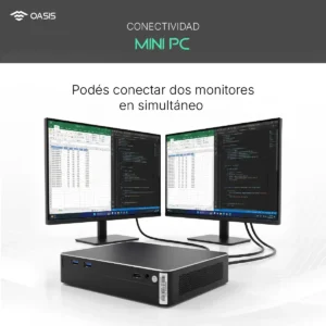 Mini PC Oasis Intel i5 16 GB RAM 480 GB: compacta para oficina, pero con puntos a revisar