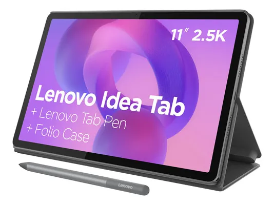 Lenovo Idea Tab 11” 8 GB 128 GB con Pen + Folio Case: tablet versátil para estudio, notas y multimedia